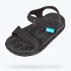 Native Shoes Sandals^Charley Sugarlite Child Jiffy Black/ Jiffy Black