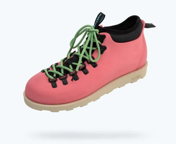 fitzsimmons_citylite_bloo_1-4.webp Native Shoes Boots^Fitzsimmons Citylite Bloom Dazzle Pink/ Pepper White/ Jiffy Black