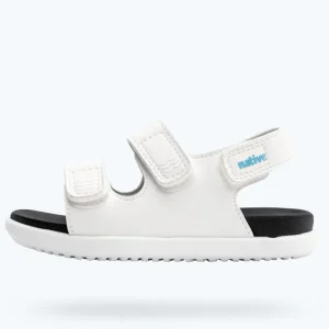 Native Shoes Sandals^Frankie Sugarlite Child Shell White/ Jiffy Black/ Shell White