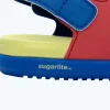 Native Shoes Sandals^Frankie Sugarlite Child Resting Blue/ Celery Green/ Uv Blue/ Uv Hyper Strap