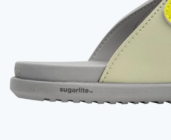 Native Shoes Sandals^Frankie Sugarlite Junior Tea Green/ Pigeon Grey/ Chartreuse Trip Straps