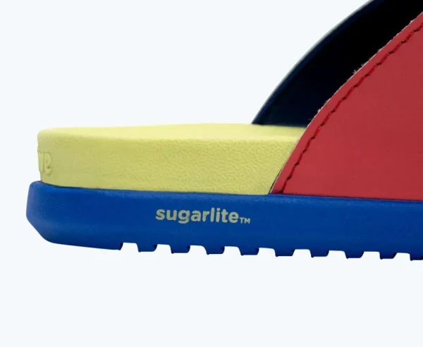 Native Shoes Sandals^Frankie Sugarlite Junior Resting Blue/ Celery Green/ Uv Blue/ Uv Hyper Strap
