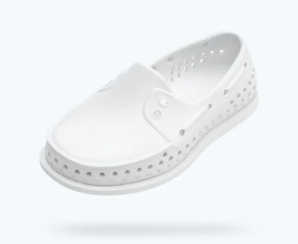 howard_sugarlite_child_1.webp Native Shoes Shoes^Howard Sugarlite Child Shell White/ Shell White/ Surfer Speckle Rubber