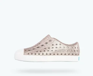 Native Shoes Shoes^Jefferson Bling Child Metal Bling/ Shell White