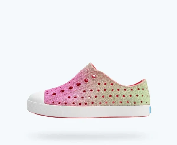 jefferson_bling_child_0-6.webp Native Shoes Shoes^Jefferson Bling Child Celery Dazzle Bling/ Shell White