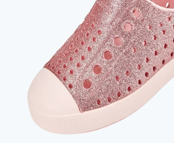 Native Shoes Shoes^Jefferson Bling Child Rose Pink Bling/ Dust Pink