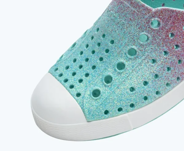 Native Shoes Shoes^Jefferson Bling Child Hollywood Hydrangea Bling/ Shell White