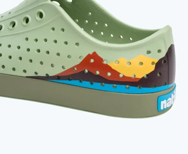jefferson_block_3.webp Native Shoes Shoes^Jefferson Block Tea Green/ Loch Green/ Crater Mountain Block
