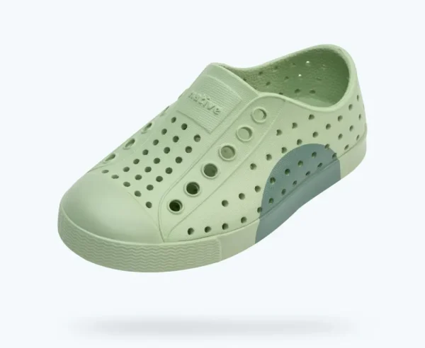 jefferson_block_child_1.webp Native Shoes Shoes^Jefferson Block Child Tea Green/ Tea Green/ Loch Green