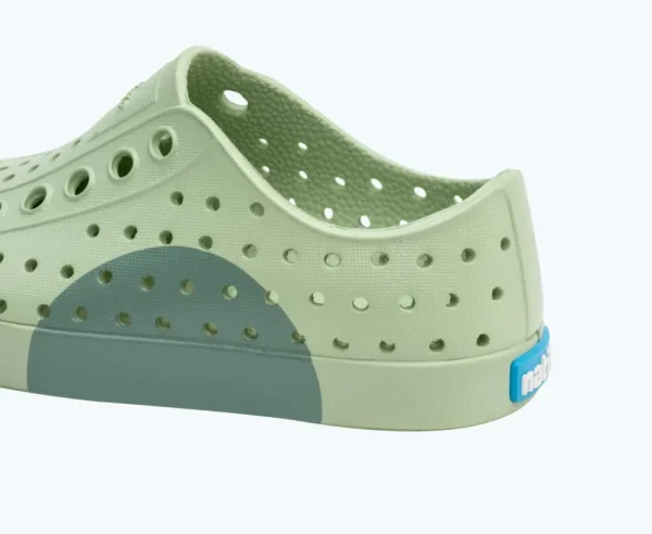 jefferson_block_child_3.webp Native Shoes Shoes^Jefferson Block Child Tea Green/ Tea Green/ Loch Green