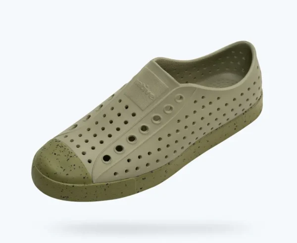 jefferson_bloom_1-1.webp Native Shoes Shoes^Jefferson Bloom Elm Green/ Iguana Green/ Jiffy Speckles