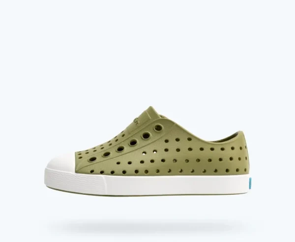 Native Shoes Shoes^Jefferson Child Iguana Green/ Shell White