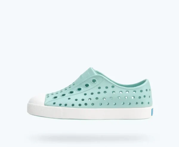 Native Shoes Shoes^Jefferson Child Hydrangea Blue/ Shell White