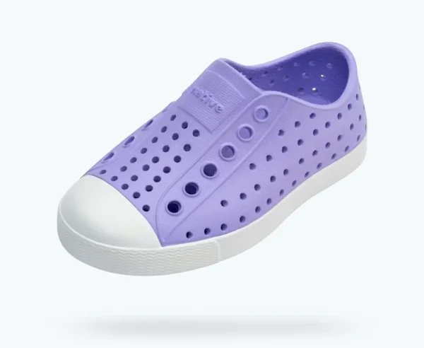 Native Shoes Shoes^Jefferson Child Healing Purple/ Shell White
