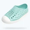 Native Shoes Shoes^Jefferson Child Hydrangea Blue/ Shell White