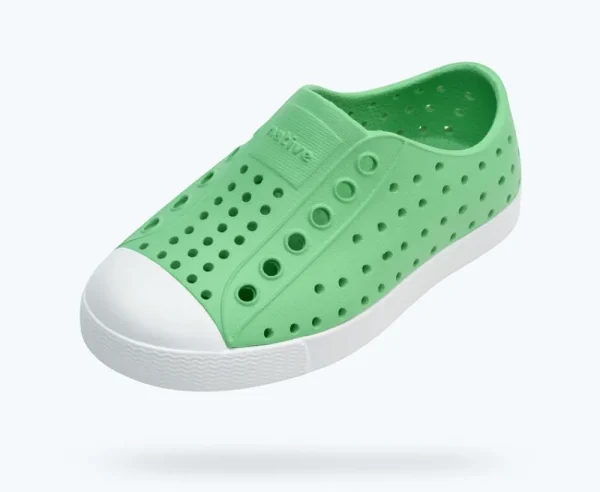 jefferson_child_1-25.webp Native Shoes Shoes^Jefferson Child Candy Green/ Shell White