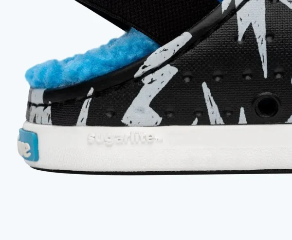 jefferson_cozy_glow_littl_3.webp Native Shoes Shoes^Jefferson Cozy Glow Little Kid Jiffy Black/ Shell White/ Shell Lightning Glow