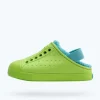 jefferson_cozy_sugarlite__0-2.webp Native Shoes Shoes^Jefferson Cozy Sugarlite Little Kid Snap Green/ Snap Green/ Maui Blue
