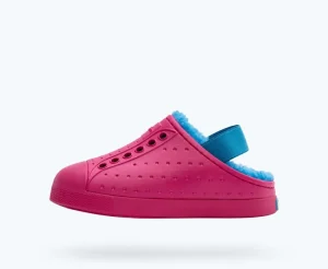 jefferson_cozy_sugarlite__0.webp Native Shoes Shoes^Jefferson Cozy Sugarlite Little Kid Radberry Pink/ Radberry Pink/ Sky Blue