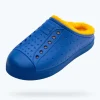 Native Shoes Shoes^Jefferson Cozy Sugarlite Big Kid Uv Blue/ Uv Blue/ Spicy Yellow
