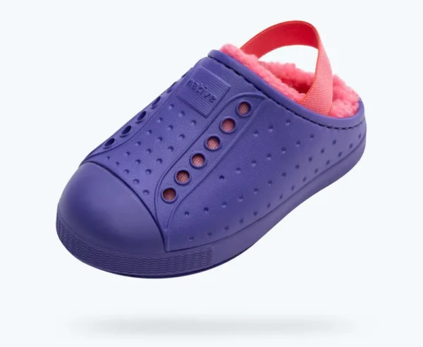 jefferson_cozy_sugarlite__1-5.webp Native Shoes Shoes^Jefferson Cozy Sugarlite Little Kid Ultra Violet/ Ultra Violet/ Dazzle Pink