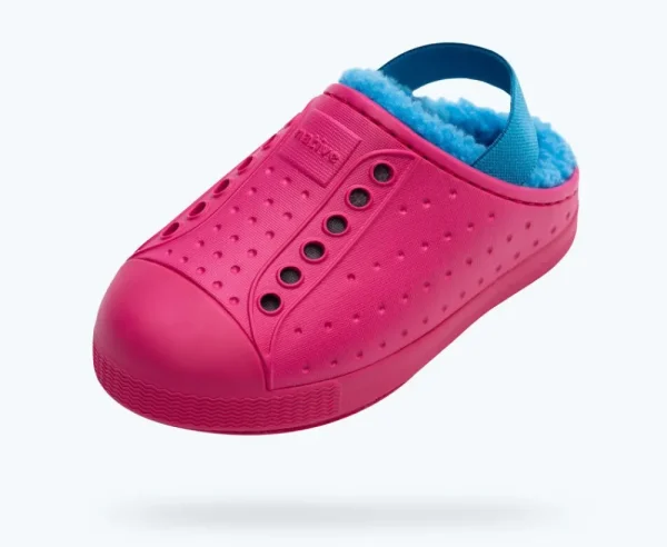 jefferson_cozy_sugarlite__1.webp Native Shoes Shoes^Jefferson Cozy Sugarlite Little Kid Radberry Pink/ Radberry Pink/ Sky Blue