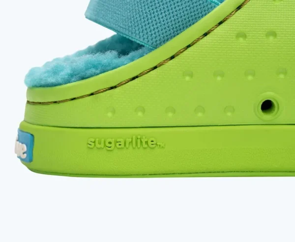jefferson_cozy_sugarlite__3-2.webp Native Shoes Shoes^Jefferson Cozy Sugarlite Little Kid Snap Green/ Snap Green/ Maui Blue