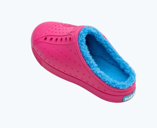 jefferson_cozy_sugarlite__4-3.webp Native Shoes Shoes^Jefferson Cozy Sugarlite Big Kid Radberry Pink/ Radberry Pink/ Sky Blue