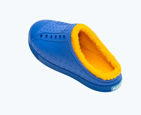 Native Shoes Shoes^Jefferson Cozy Sugarlite Big Kid Uv Blue/ Uv Blue/ Spicy Yellow