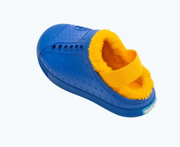 jefferson_cozy_sugarlite__4-6.webp Native Shoes Shoes^Jefferson Cozy Sugarlite Little Kid Uv Blue/ Uv Blue/ Spicy Yellow
