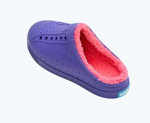jefferson_cozy_sugarlite__4-7.webp Native Shoes Shoes^Jefferson Cozy Sugarlite Big Kid Ultra Violet/ Ultra Violet/ Dazzle Pink