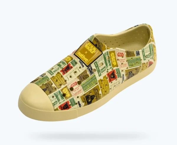 jefferson_star_wars_print_1.webp Native Shoes Shoes^Jefferson Star Wars Print Dry Beige/ Dry Beige/ Return Of The Jedi Aop