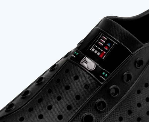 Native Shoes Shoes^Jefferson Star Wars Print Jiffy Black/ Gravity Grey/ Darth Vader
