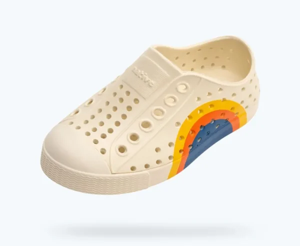 jefferson_sugarlite_block_1-3.webp Native Shoes Shoes^Jefferson Sugarlite Block Child Bone White/ Bone White/ Spicy Flame Vallarta Circle