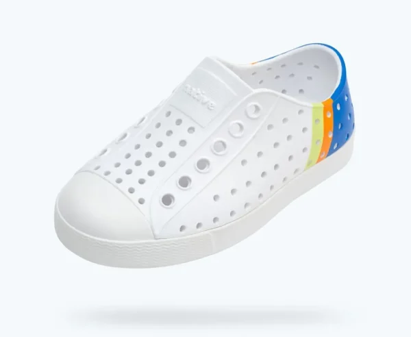 jefferson_sugarlite_block_1-5.webp Native Shoes Shoes^Jefferson Sugarlite Block Child Shell White/ Shell White/ Uv City Celery Block