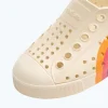 Native Shoes Shoes^Jefferson Sugarlite Block Child Bone White/ Bone White/ Apricot Dazzle Ultra Circle