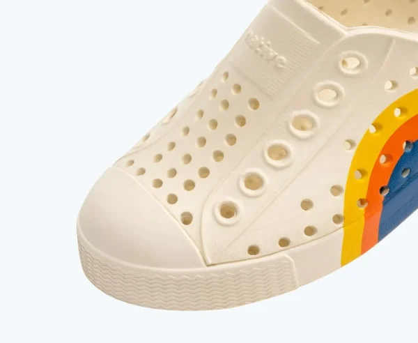 jefferson_sugarlite_block_3-3.webp Native Shoes Shoes^Jefferson Sugarlite Block Child Bone White/ Bone White/ Spicy Flame Vallarta Circle