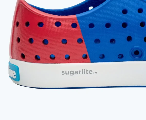jefferson_sugarlite_block_3-6.webp Native Shoes Shoes^Jefferson Sugarlite Block Child Uv Blue/ Shell White/ Hyper Freesia Celery Block