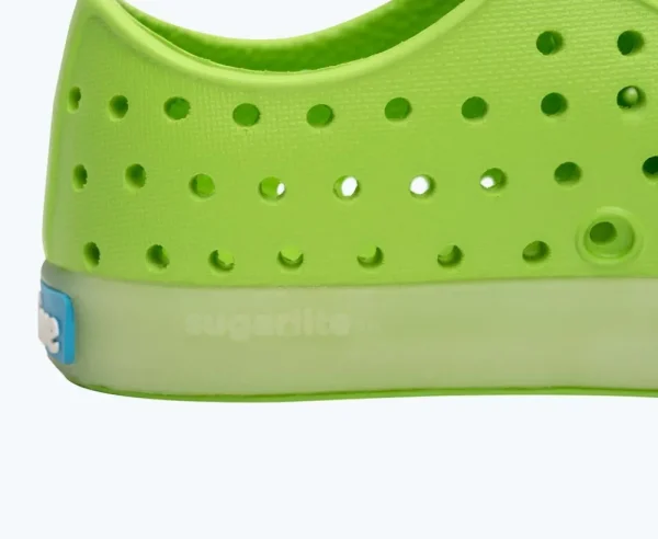 jefferson_sugarlite_glow__1-1.webp Native Shoes Shoes^Jefferson Sugarlite Glow Child Snap Green/ Glow