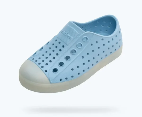 jefferson_sugarlite_glow__1.webp Native Shoes Shoes^Jefferson Sugarlite Glow Child Sky Blue/ Glow
