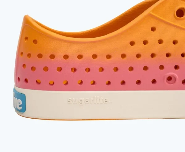 jefferson_sugarlite_ombre_3.webp Native Shoes Shoes^Jefferson Sugarlite Ombre Apricot Orange/ Bone White/ Apricot Clover Ombre