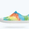 Native Shoes Shoes^Jefferson Sugarlite Print Shell White/ Shell White/ Rainbow Tie Dye