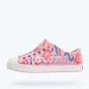 Native Shoes Shoes^Jefferson Sugarlite Print Child Princess Pink/ Shell White/ Apricot Dazzle Squiggle