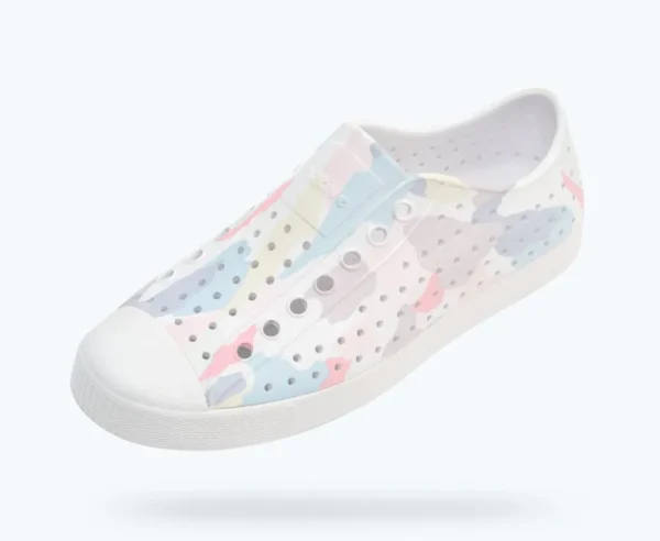 jefferson_sugarlite_print_1.webp Native Shoes Shoes^Jefferson Sugarlite Print Shell White/ Shell White/ Pink Brush Camo