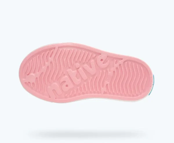 Native Shoes Shoes^Jefferson Sugarlite Print Child Princess Pink/ Shell White/ Apricot Dazzle Squiggle