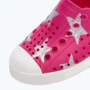 Native Shoes Shoes^Jefferson Sugarlite Print Child Radberry Pink/ Shell White/ Silver Stars