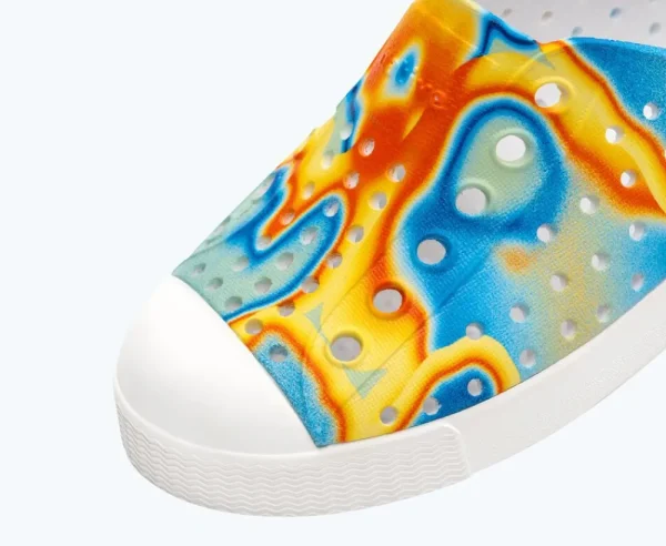 jefferson_sugarlite_print_3-9.webp Native Shoes Shoes^Jefferson Sugarlite Print Child Shell White/ Shell White/ Laflame Thermal