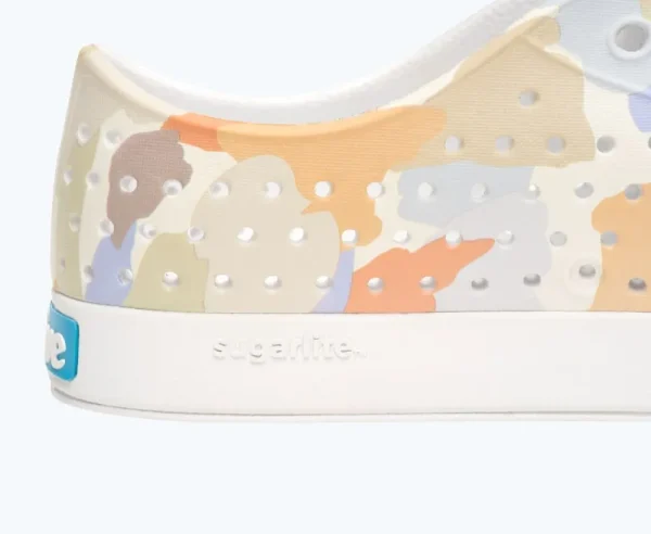 Native Shoes Shoes^Jefferson Sugarlite Print Shell White/ Shell White/ Green Brush Camo