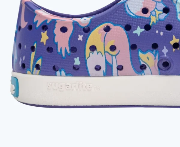 jefferson_sugarlite_print_4-17.webp Native Shoes Shoes^Jefferson Sugarlite Print Child Ultra Violet/ Shell White/ Starlight Woodland Friends
