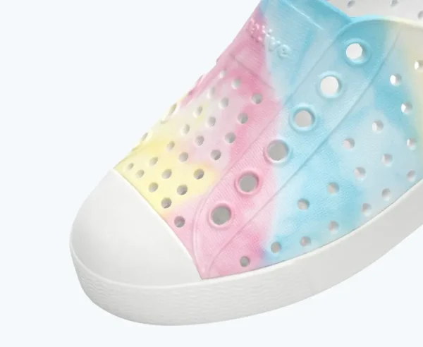 jefferson_sugarlite_print_4-20.webp Native Shoes Shoes^Jefferson Sugarlite Print Child Shell White/ Shell White/ Pastel Tie Dye